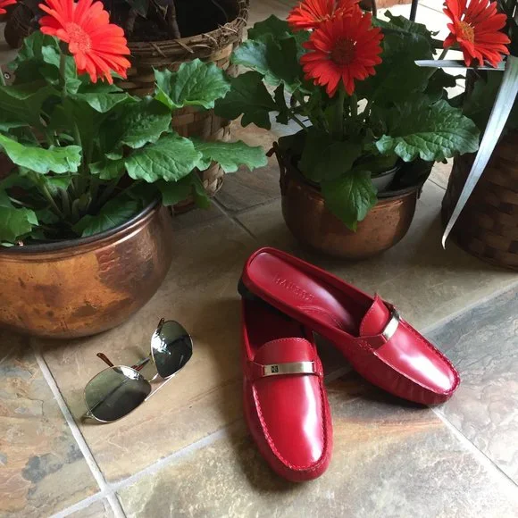 Ralph Lauren Leather Mindy Mule/Slide (NEW) - Picture 4 of 13